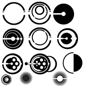 PAULW   Abstract Circles 300x300 Кисть для фотошопа   Абстрактные круги